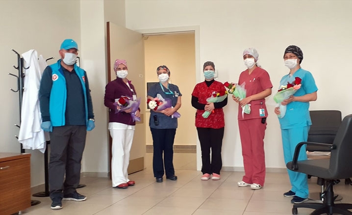 Müftülükten “Hemşireler Günü” ziyareti