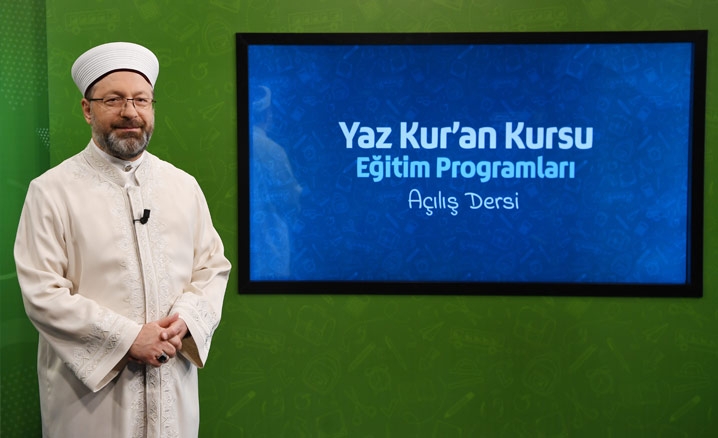 Erbaş: Yaz Kur’an kursları, çocuklarımızı Kur’an’la tanıştırma adına önemli bir fırsattır