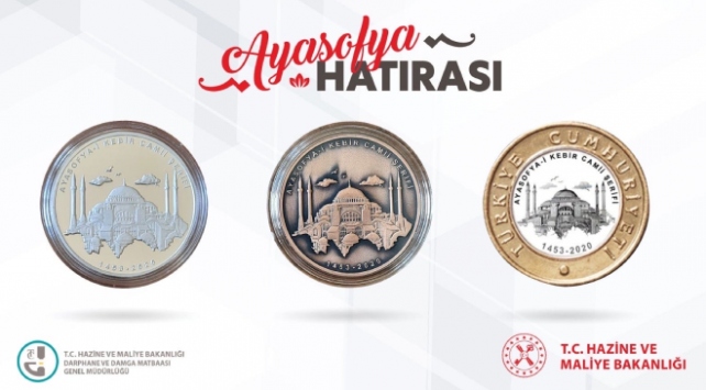 Ayasofya Camii özel hatıra parası basıldı