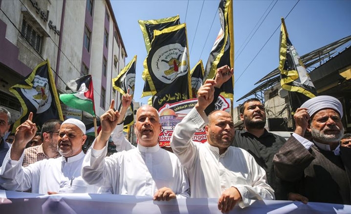 Gazze’de büyük protesto