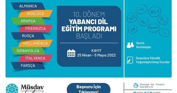 10. Dönem Yabancı Dil Eğitim Programı başladı