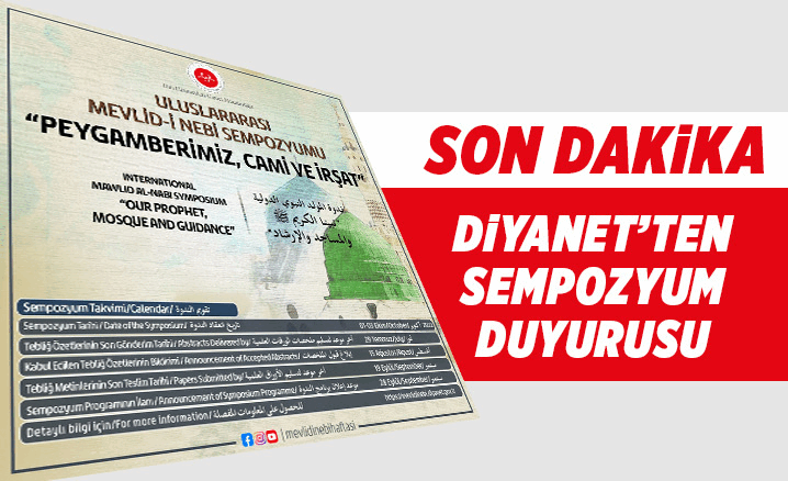 Diyanet ‘Peygamberimiz, Cami ve İrşat’ konulu sempozyum düzenleyecek