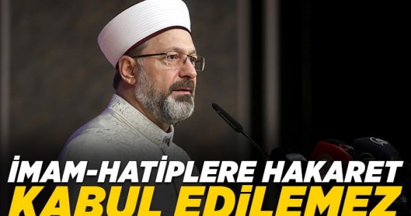 İmam-Hatiplere hakaret edilmesi kabul edilemez haberleri