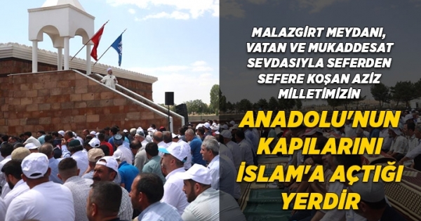 Diyanet İşleri Başkanı Prof. Dr. Erbaş, Muş Malazgirt Milli Parkı’nda hutbe irad etti haberleri