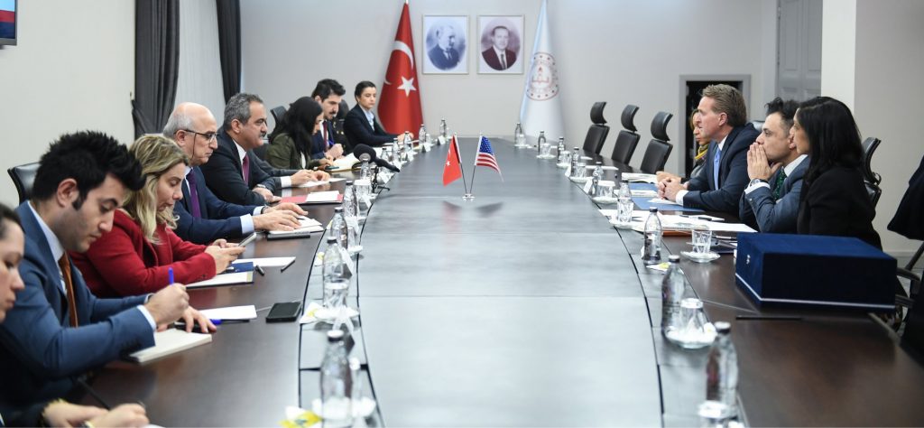 BAKAN ÖZER, ABD BÜYÜKELÇİSİ FLAKE’İ KABUL ETTİ