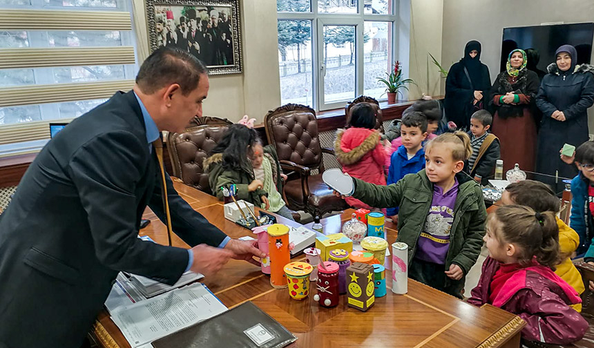 Miniklerden SMA hastası 6 aylık Yunus Emre’ye destek
