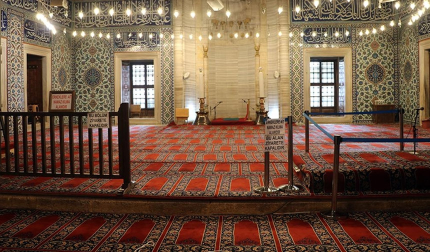 Selimiye Camii’nde Cumhuriyet tarihinin en büyük çalışması