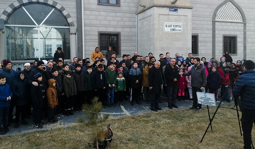 Talas’ta imam hatipli gençler sabah namazında buluştu