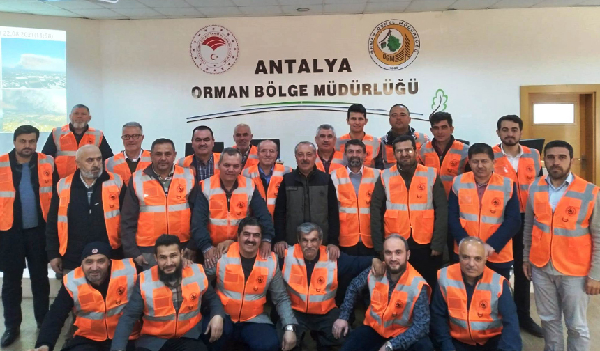 Antalya din görevlileri, “Yangın Gönüllüsü” oldu