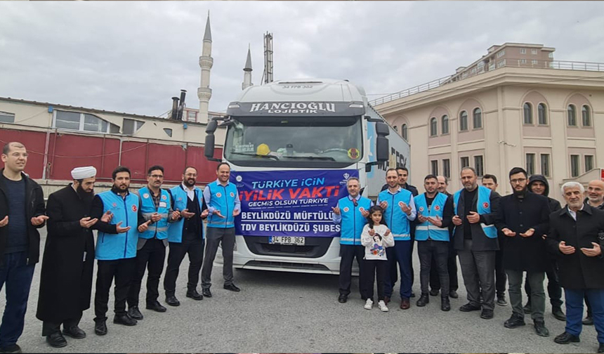 Beylikdüzü’nden deprem bölgesine yardım – Diyanet Haber