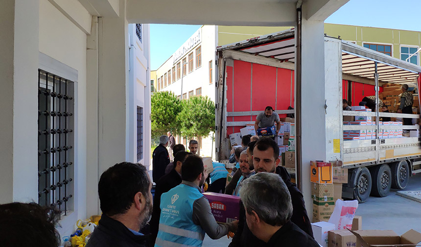 Çanakkale’den Hatay’a kardeş yardımı