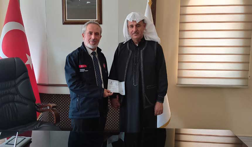 Kilis Müftülüğü
Sudanlı iş insanından TDV'ye anlamlı bağış
