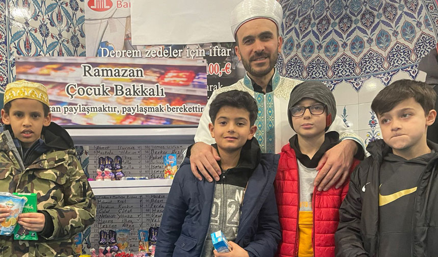 DİTİB Fatih Camii’nde “Ramazan Çocuk Bakkalı” oluşturuldu