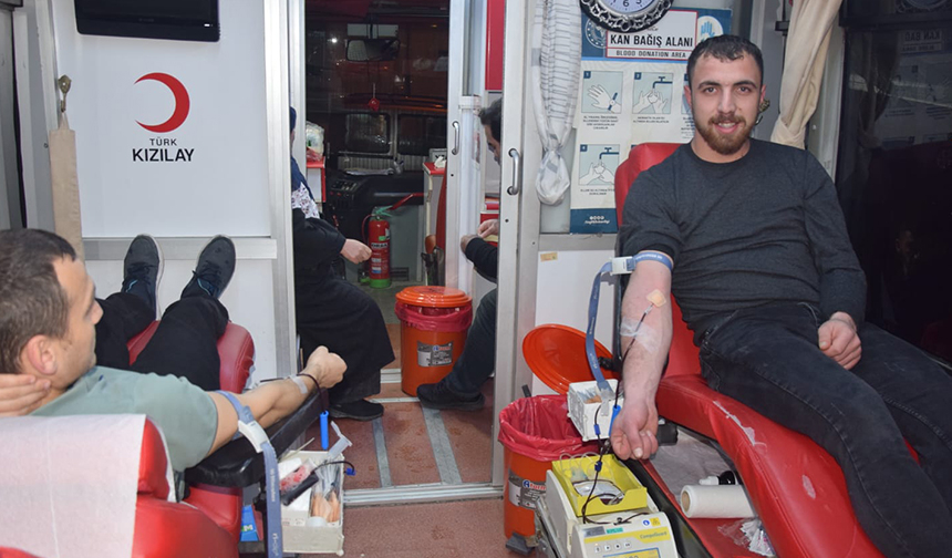 Espiye’de kan bağışı kampanyası düzenlendi