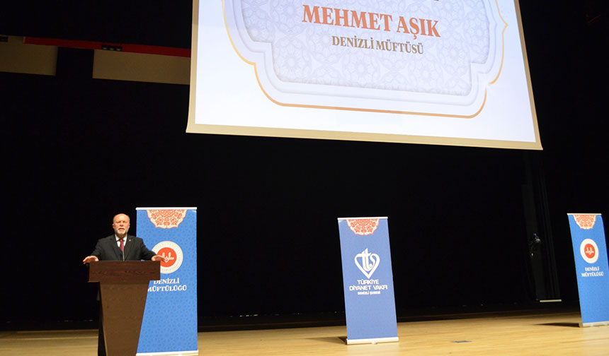 Denizli Müftüsü Aşık, personelle vedalaştı