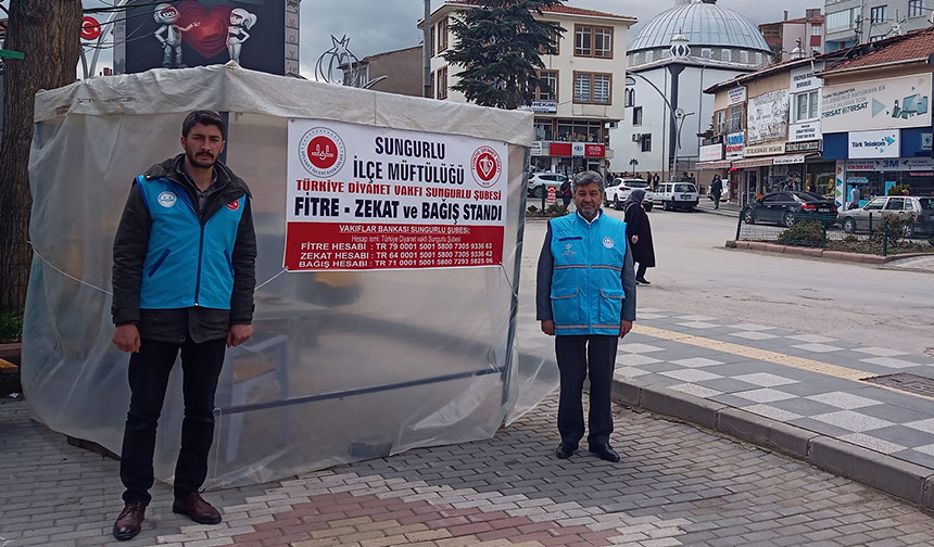Müftülük ‘bağış standı’ ile hayra köprü oluyor