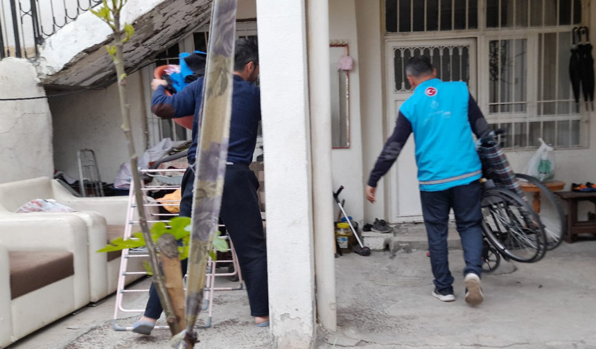 Müftülükten tekerlekli sandalye desteği