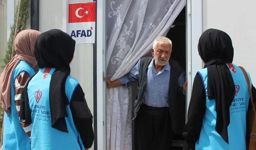 TDV gönüllülerinin afetzedelere desteği sürüyor