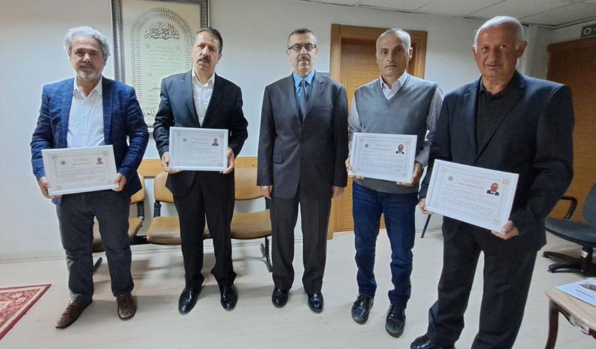 Artvin’de emekli olan personele “teşekkür”