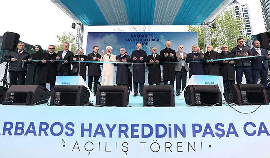 Barbaros Hayrettin Paşa Camii dualarla açıldı