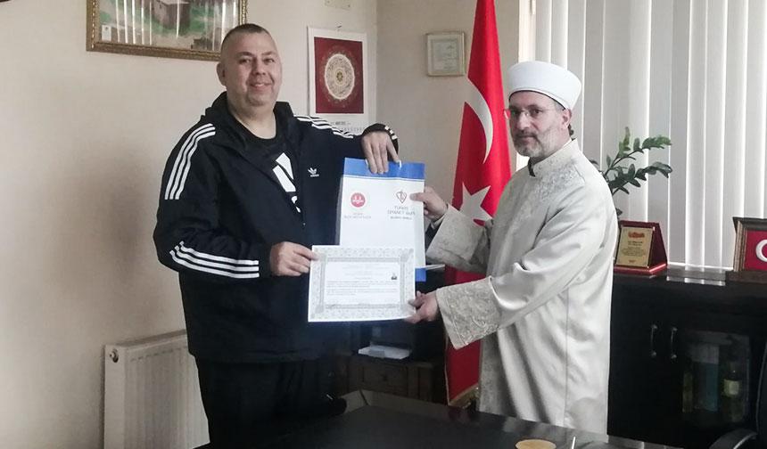 Bulgaristan vatandaşı Denev, Bursa’da Müslüman oldu