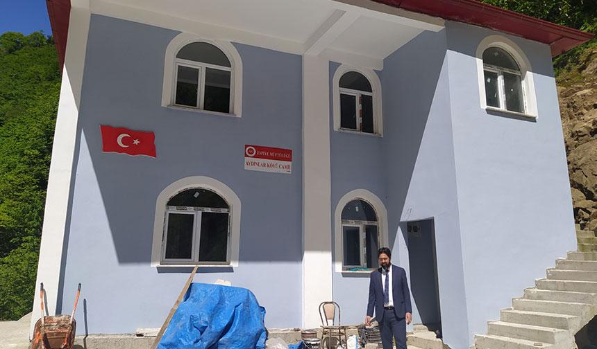 Sel felaketinde yıkılan cami yeniden inşa edildi