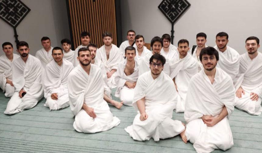 Tunceli’de gençler umre heyecanı yaşadı