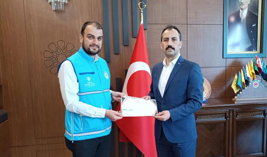 Baskil Kaymakamı Kundakçı’dan TDV’ye destek