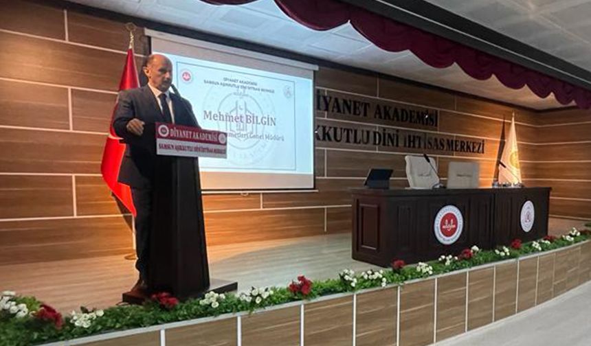 Bilgin: Din görevlilerinin hizmetleri cami içiyle sınır değil