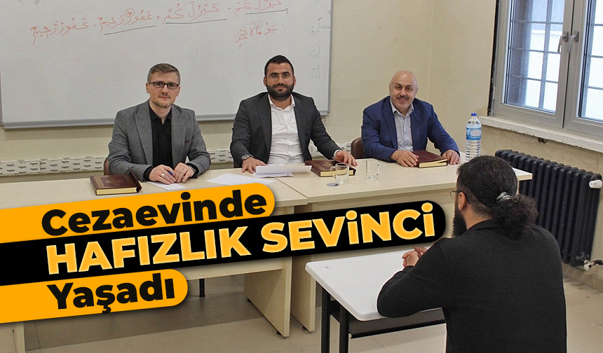 Cezaevinde hafızlık sevinci yaşadı – Diyanet Haber
