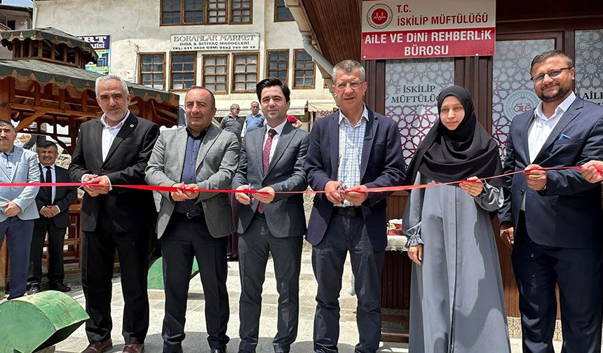 İskilip’te “Aile ve Dini Rehberlik Bürosu” açıldı