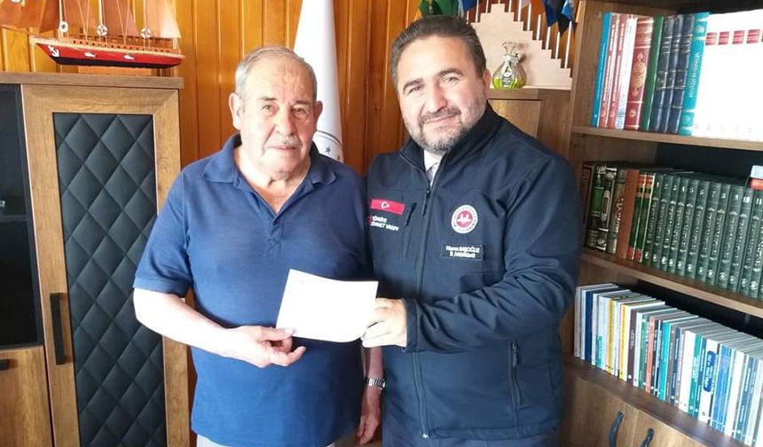 Gurbetçi vatandaştan deprem bölgesine konteyner bağışı
