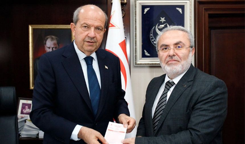 KKTC Cumhurbaşkanı Tatar, kurban vekaletini TDV’ye verdi