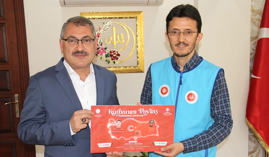 Müftü Çapçı kurban vekaletini TDV’ye verdi
