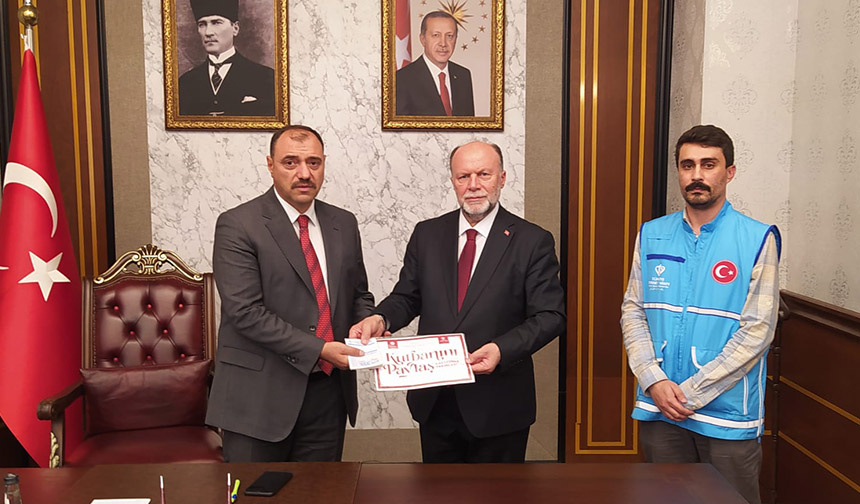 Sakarya Valisi Kaldırım, kurban vekaletini TDV’ye verdi