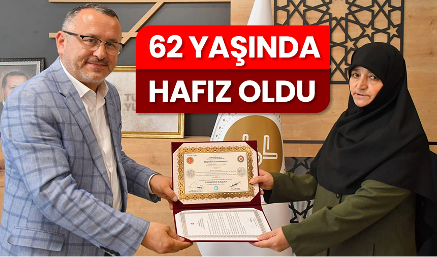 62 yaşında hafız oldu – Diyanet Haber