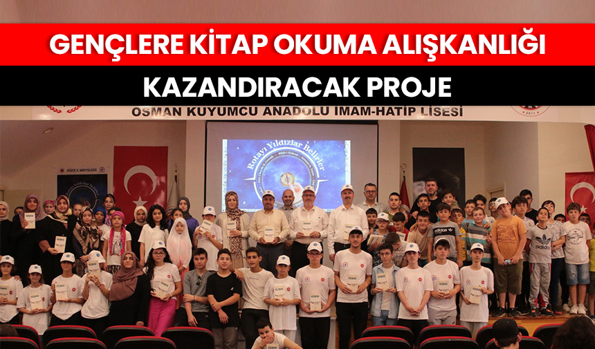 Gençlere kitap okuma alışkanlığı kazandıracak proje