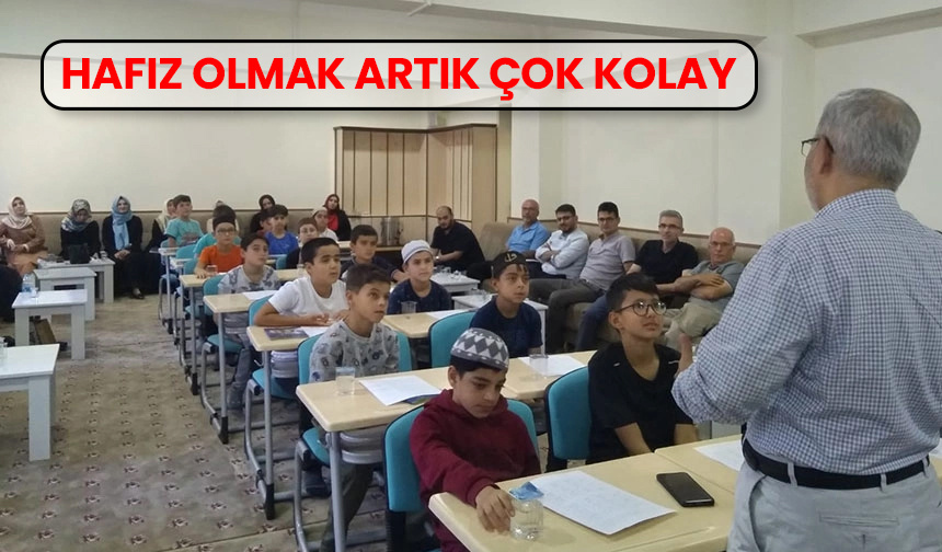 Hafız olmak artık çok kolay