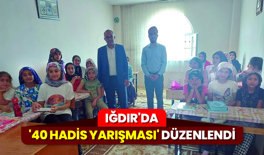 Iğdır’da ’40 Hadis Yarışması’ düzenlendi