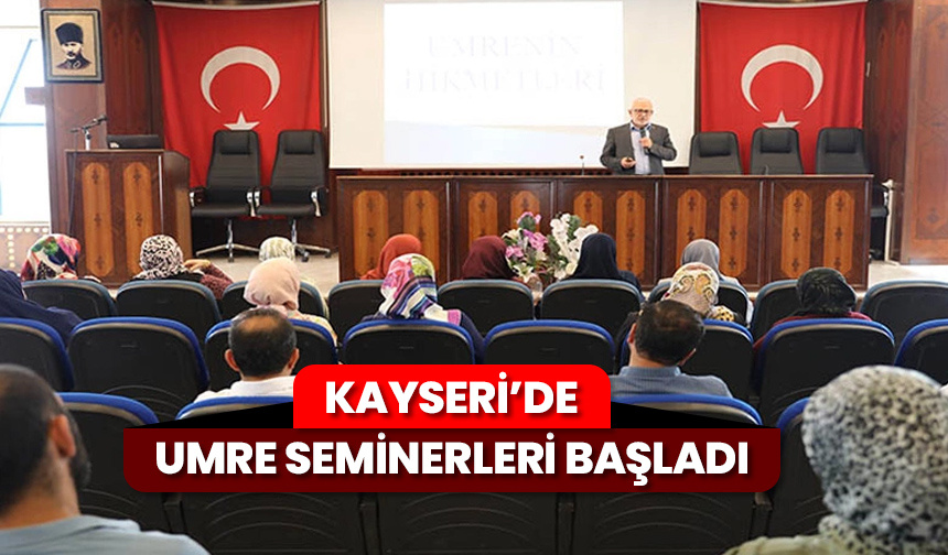 Kayseri’de umre seminerleri başladı – Diyanet Haber