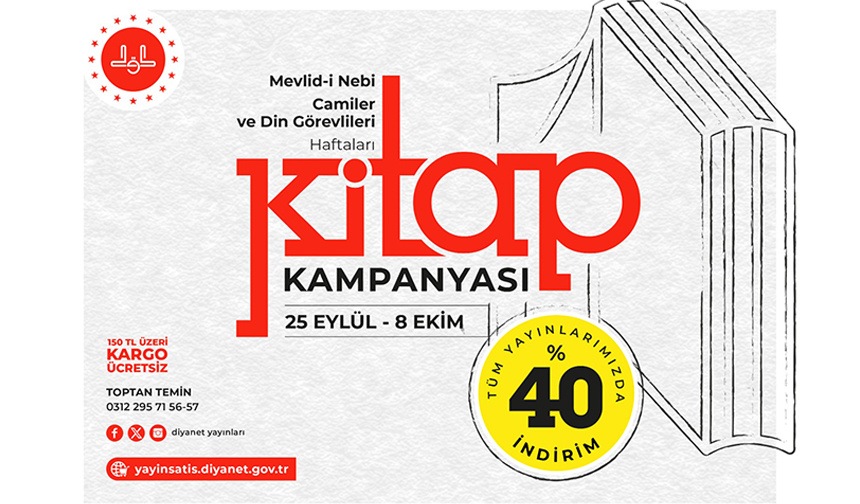 Diyanet yayınlarında büyük kampanya: Tüm kitaplarda yüzde 40 indirim başladı