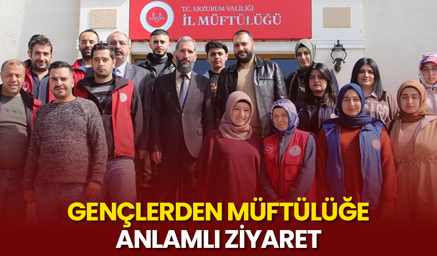 Gençlerden müftülüğe anlamlı ziyaret – Diyanet Haber