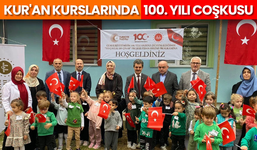 Kur’an kurslarında 100. yılı coşkusu