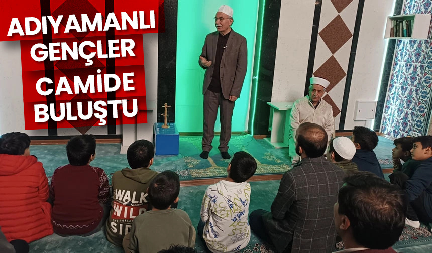 Adıyamanlı gençler camide buluştu – Diyanet Haber
