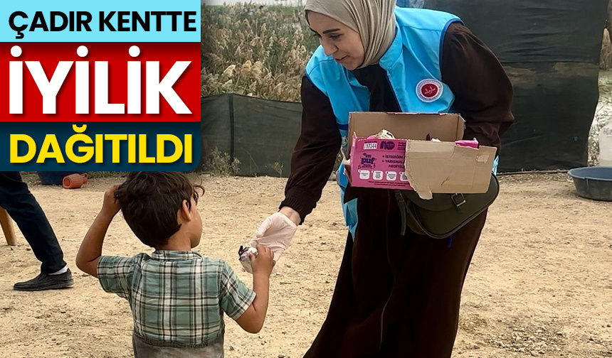 Çadır kentte “iyilik” dağıtıldı – Diyanet Haber
