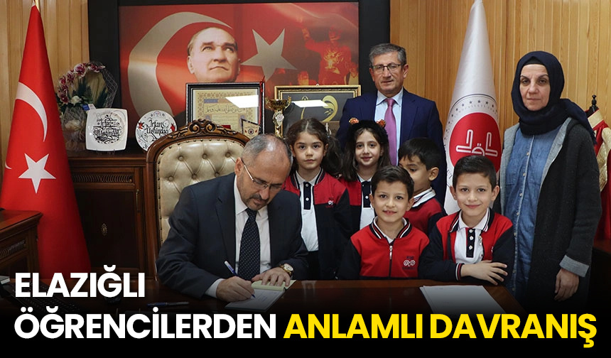 Elazığlı öğrencilerden anlamlı davranış – Diyanet Haber