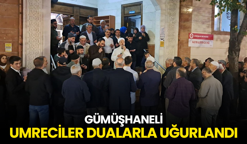 Gümüşhaneli umreciler dualarla uğurlandı – Diyanet Haber
