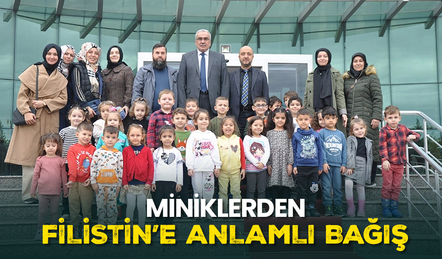 Miniklerden Filistin’e anlamlı bağış – Diyanet Haber