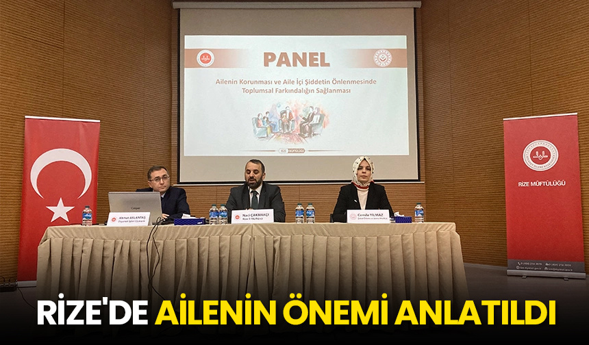 Rize’de ailenin önemi anlatıldı – Diyanet Haber