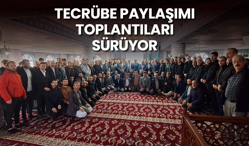 Tecrübe Paylaşımı Toplantıları sürüyor – Diyanet Haber